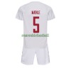 Maillot de Supporter Danemark Joakim Maehle 5 Extérieur Coupe du Monde 2022 Pour Enfant